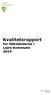 Kvalitetsrapport for folkeskolerne i Lejre Kommune 2014
