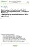Beskrivelse af rehabiliteringstilbud til borgere med kronisk sygdom i Svendborg Kommune - med fokus på hjertekarsygdomme, KOL og diabetes