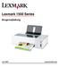 Lexmark 1500 Series. Brugervejledning