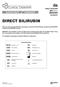 DIRECT BILIRUBIN DIRECT BILIRUBIN 8G63-21 B8G6W6 48-9949/R1