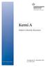 Kemi A. Højere teknisk eksamen