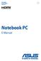 DA10406 Første udgave Juli 2015 Notebook PC