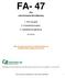 FA- 47 2015.08.02. OBS: Nu også med option for Wireless M-Bus og fortrådet M-Bus udgang (Se side 20)!