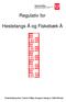 Regulativ for. Hestetangs Å og Fiskebæk Å. Frederiksborg Amt, Teknik & Miljø, Kongens Vænge 2, 3400 Hillerød