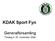 KDAK Sport Fyn. Generalforsamling. Tirsdag d. 25. november 2008