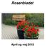 Rosenbladet April og maj 2012