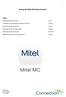 Kvik guide Mitel MC Klient Android