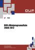 OPLÆG DUFs Miniprogramaftale 2009-2012