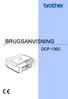 BRUGSANVISNING DCP-130C