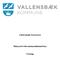 Vallensbæk Kommune REGULATIV FOR HUSHOLDNINGSAFFALD. Forslag