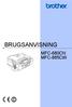 BRUGSANVISNING MFC-680CN MFC-885CW