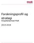 Forskningsprofil og strategi