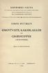 GRÆSHOPPER DANMARKS FAUNA ØRENTVISTE, KAKERLAKKER ESBEN PETERSEN MED 40 AFBILDNINGER (ORTHOPTERER) NATURHISTORISK FORENING
