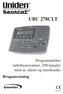UBC 278CLT. Programmérbar radiobasescanner, 100 kanaler med ur, alarm og musikradio Brugsanvisning DK 3078