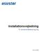 Installationsvejledning