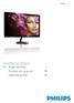 247E4. www.philips.com/welcome DA Brugervejledning 1 Kundeservice og garanti 30 Fejlfinding og FAQ 35