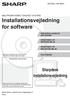 Installationsvejledning for software