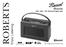 ROBERTS. Enjoy Listening. DAB / DAB+ / FM / Bluetooth digital radio. Læs venligst denne manual før brug
