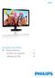 196V4L. www.philips.com/welcome DK Brugervejledning 1 Kundeservice og garanti 26 Fejlfinding og FAQ 31