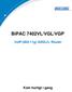 BiPAC 7402VL/VGL/VGP. VoIP/(802.11g) ADSL2+ Router. Kom hurtigt i gang