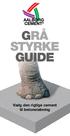 GRÅ STYRKE GUIDE Vælg den rigtige cement til betonstøbning