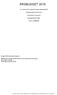 ÅRSBUDGET 2016. for Kapernaums-Tagensbo Sognes Menighedsråd. i Bispebjerg-Brønshøj Provsti. i Københavns Kommune. Myndighedskode 7062