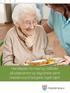 Handleplan for mad og måltider på plejecentre og dagcentre samt madservice til borgere i eget hjem