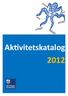 Aktivitetskatalog 2012