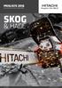 PRISLISTE 2016. Veil. priser eks. mva. 1. april 2016 SKOG & HAGE. www.hitachi-powertools.no