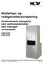 Monterings- og vedligeholdelsesvejledning