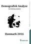 Demografisk Analyse. - med kirkeligt perspektiv!