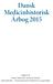 Dansk Medicinhistorisk Årbog 2015
