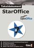 StarOffice. OpenOffice. Tekstdokument. Globe