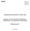 Arbejdsmarkedsrådet for Ribe Amt. Analyse af gennemførte afklarings-, vejlednings- og opkvalificeringsforløb. Bilagsrapport