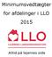 Minimumsvedtægter for afdelinger i LLO 2015
