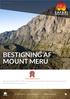 Tag med til toppen af Mount Meru med dansktalende rejseleder. Dette smukke bjerg byder på en udfordrende og naturrig oplevelse.