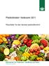 Pesticidrester i fødevarer 2011