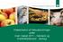 Præsentation af tilskudsordninger under Grøn Vækst 2011 Netværk og kvalitetsfødevarer - økologi