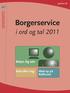 gladsaxe.dk Borgerservice i ord og tal 2011