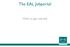 The EAL Jobportal. How to get started