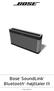 Bose SoundLink Bluetooth -højttaler III. Brugervejledning