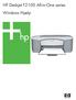 HP Deskjet F2100 All-in-One series. Windows Hjælp