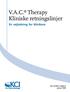 V.A.C. Therapy Kliniske retningslinjer. En vejledning for klinikere