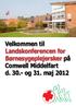 Velkommen til Landskonferencen for Børnesygeplejersker på Comwell Middelfart d. 30.- og 31. maj 2012