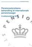 Pensionsstyrelsens behandling af internationale pensionssager Kvalitetsmåling 2010