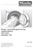 Brugs- og opstillingsanvisning vaskemaskine PW 5104 MopStar 100