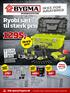 129 5,- Ryobi sæt til stærk pris. Skarp pris 20 0,- Tema om tag. Køb også på bygma.dk. SPAR op. Skarp. pris