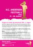 H.C. ANDERSEN FESTIVALS