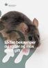 Handlingsplan for rottebekæmpelse i Lejre Kommune