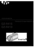 VIDEOKAMERA Detaljeret brugervejledning GZ-R415 GZ-R410